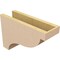 Ekena Millwork 5"W x 15"D x 10"H Classic Garner Rough Cedar Woodgrain TimberThane Corbel, Primed Tan CORUR05X15X10GARRCPR - alternate 4